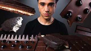 Asmr Dark Chocolate Party Ice Cream, Candy Bar, Chocolate Cake 초콜릿 아이스크림, 초코바 Mcbang Asmr