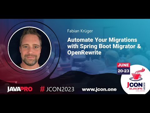 Automate Your Migrations with Spring Boot Migrator and OpenRewrite | Fabian Krueger (EN)
