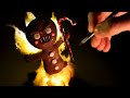 I Made a Killer Gingerbread Man that&#39;s on Fire (and lights up)