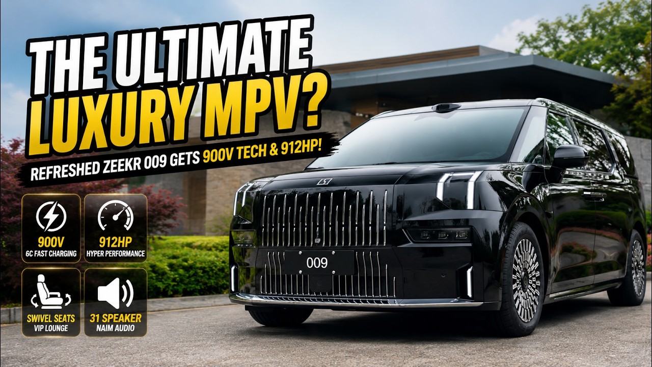 キッカ様 THE ULTIMATE LUXURY MPV? | Refreshed Zeekr 009 Gets 900V Tech
