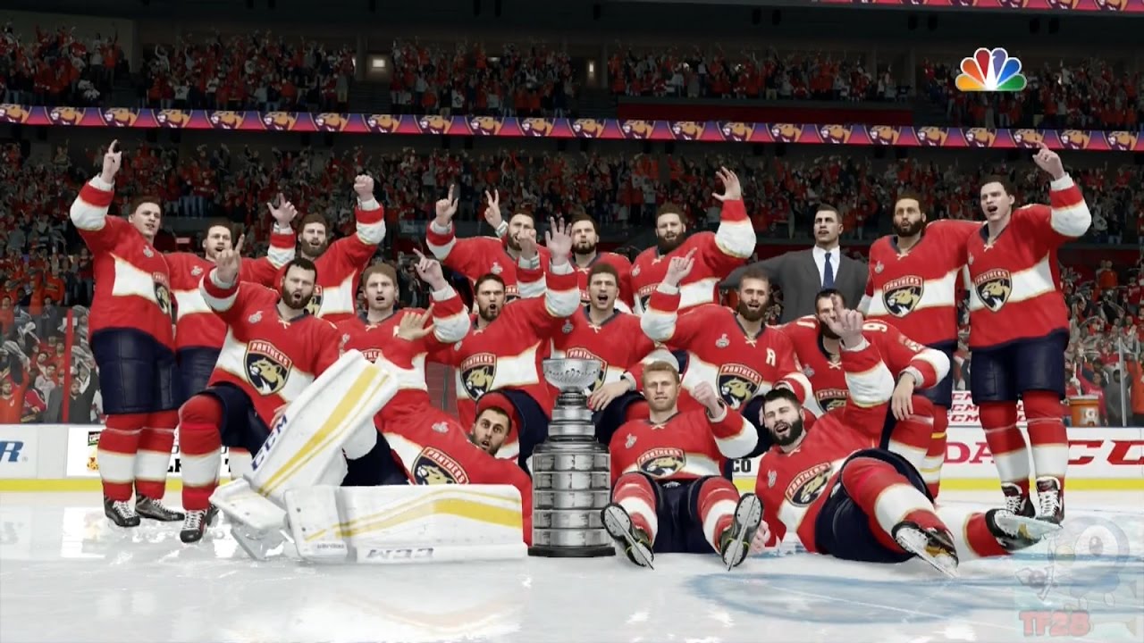 Nhl 17 Florida Panthers Stanley Cup Championship Celebration Youtube