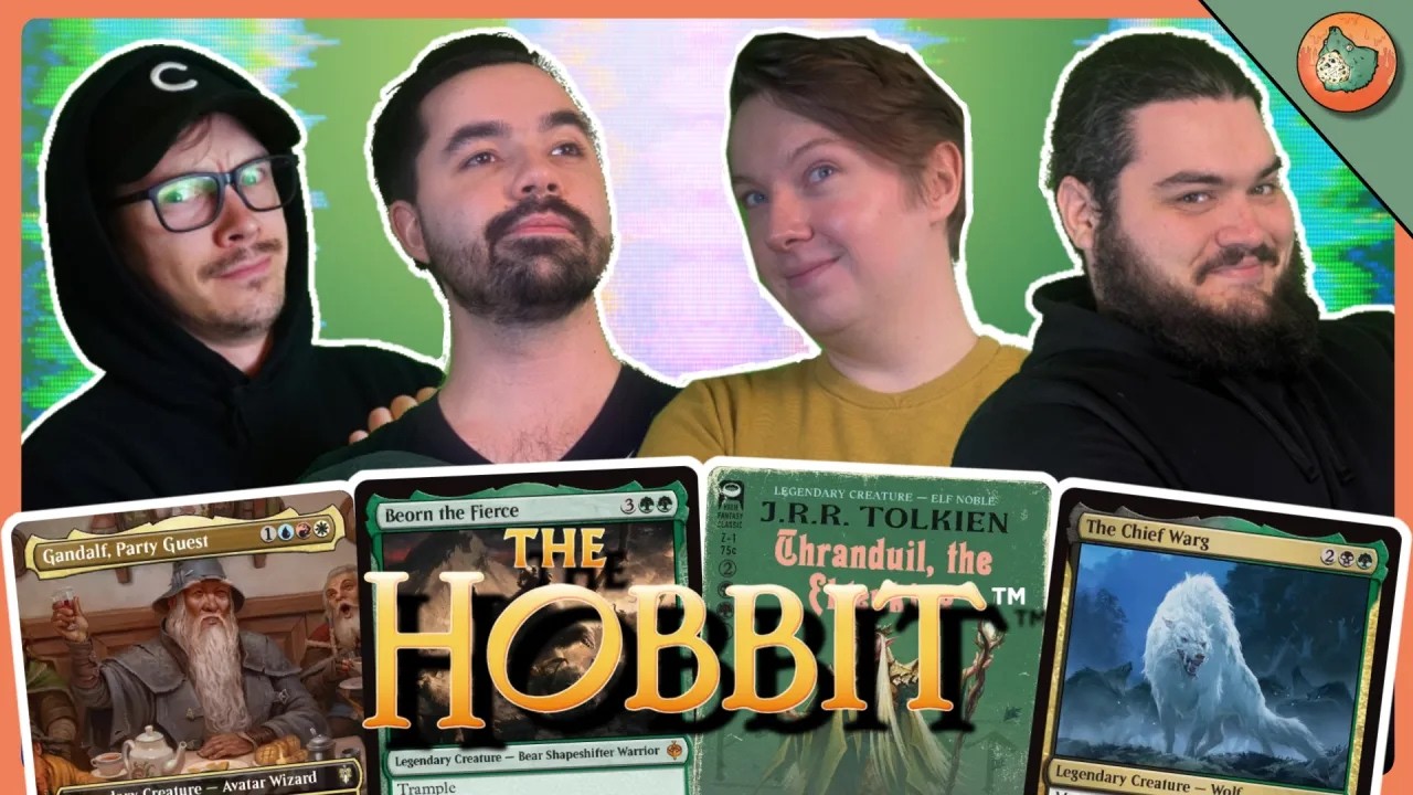 Hobbit x MTG Commander Gameplay! | Thranduil vs Beorn vs Gandalf vs Chief Warg | #mtg thumbnail