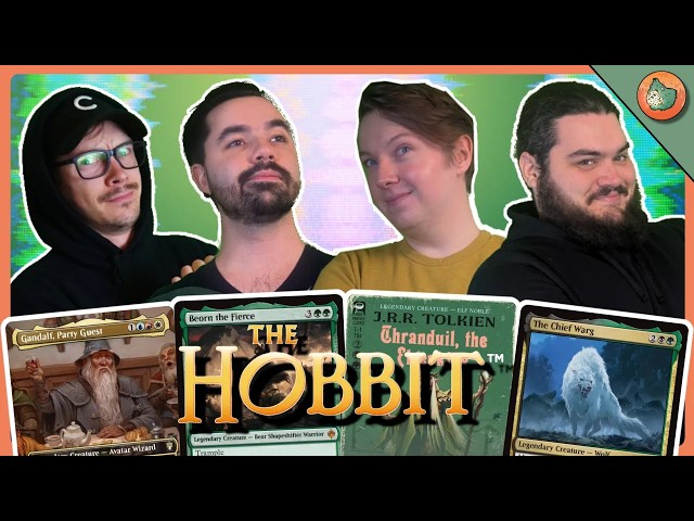 Hobbit x MTG Commander Gameplay! | Thranduil vs Beorn vs Gandalf vs Chief Warg | #mtg thumbnail