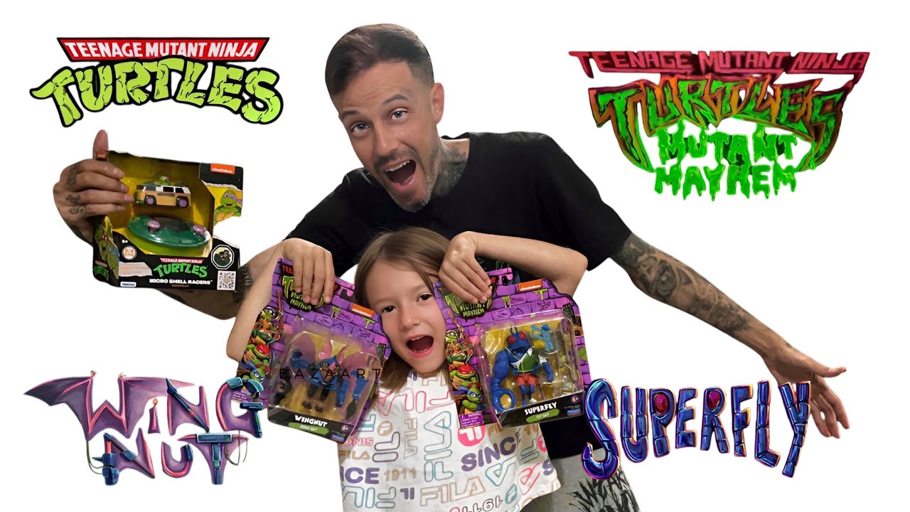 Me & my Daughter open up some Mutant Mayhem Figures 