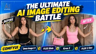 I Tested the Top AI Image Editing Models in ComfyUI | Qwen 2.1, FLUX Klein, Krea 2 & FLUX 2 Dev