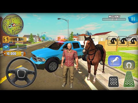 At ve Araba Sürüş - Grand Town Driver: Auto Racing - Android Gameplay