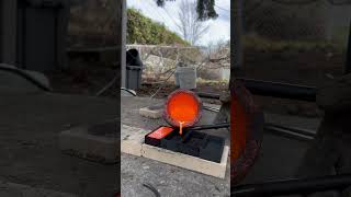 Turning scrap into 99.9% pure copper bars. So satisfying to watch! 🔥✨