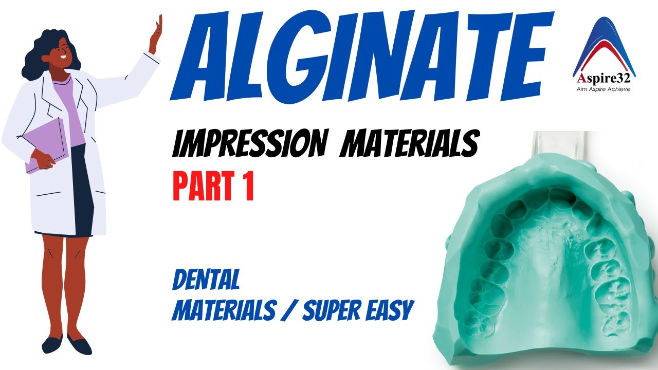 Alginate Impression Material Part 1 Dental Materials YouTube