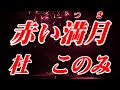 2025年7月2日発売】赤い満月(つき)/杜このみ(歌詞付き) cover 心笑