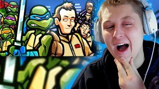 Tmnt Vs Ghostbusters - Rap Battle - Ft. Mix Williams, Peo Pete Reaction