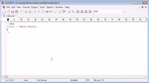 Beginner PHP Tutorial   16   Variables ‏