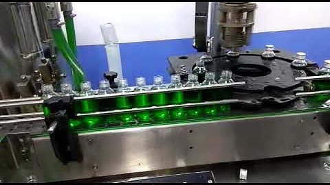 Automatic $ Head Liquid Filling Machine With Single Head Sealing Machine