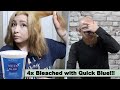 She BLEACHED it 4x with QUICK BLUE - Hair Buddha reacts