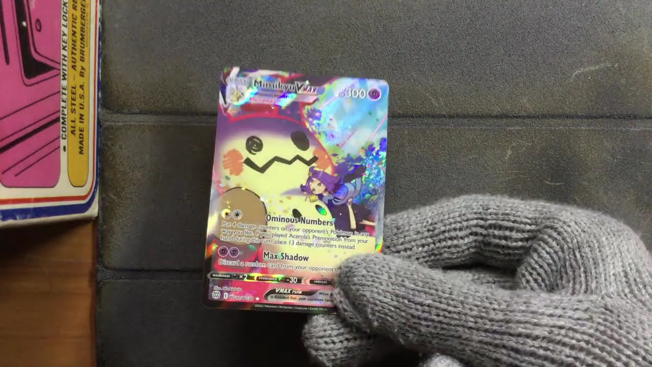 Mimikyu VMAX TG17/TG30 - Pokemon Brilliant Stars - YouTube