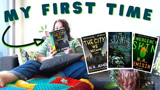 Reading NK Jemisin for the very first time! // City We Became, Fifth Season & Emergency Skin