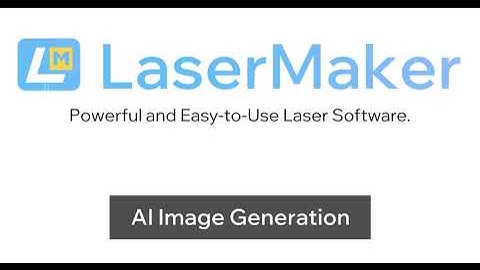 AI Image Generation in LaserMaker | Quick Tutorial