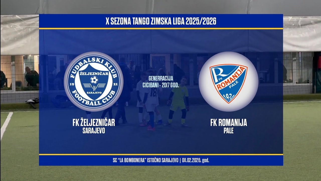 X sezona Tango zimska liga: FK ŽELJEZNIČAR - FK ROMANIJA 2:1