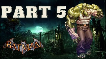 Batman Arkham Asylum Gameplay Walkthrough - Part 5 - Killer Croc (PS5) - No Commentary