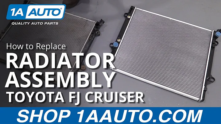 How to Replace Radiator 07-14 Toyota FJ