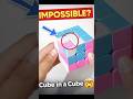Cube in a Cube in a Cube pattern#rubikscubetutorial#shortsviral#patterns