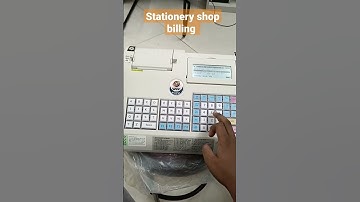 stationery shop billing machine #billingmachine #youtube