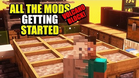Ep1 Aan de slag - Minecraft Alle Mods VolcanoBlock Modpack