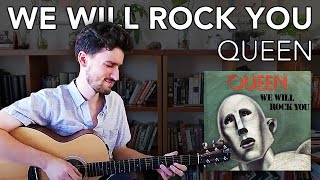 We Will Rock You - Queen | Acoustic Guitar Cover (fingerstyle) Resimi