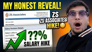 ZS Associates gave me THIS much hike 😳 | Honest salary reveal #zsassociates #hike #jobs