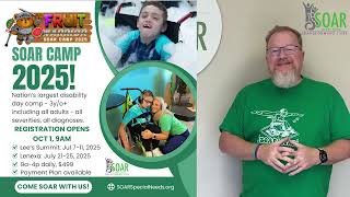 CHECK-UP WITH - SOAR CAMP 2025 REGISTRATION OPENS TOMORROW!!!