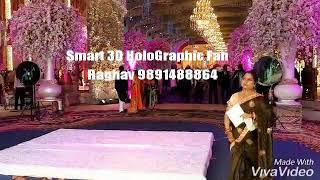 Smart 3D holographic fan