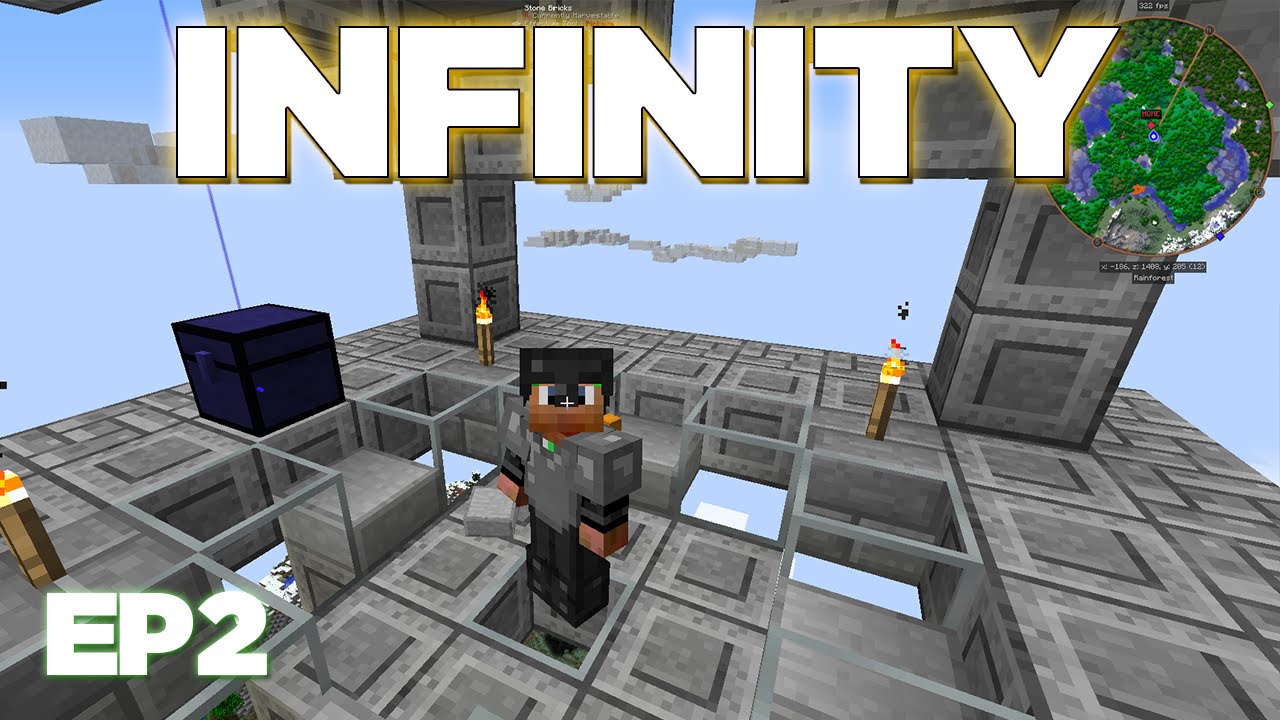FTB Infinity - The Air Up There - EP2 - Modded Minecraft - YouTube