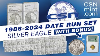 COMPLETE Silver Eagle Date Run WITH BONUS!