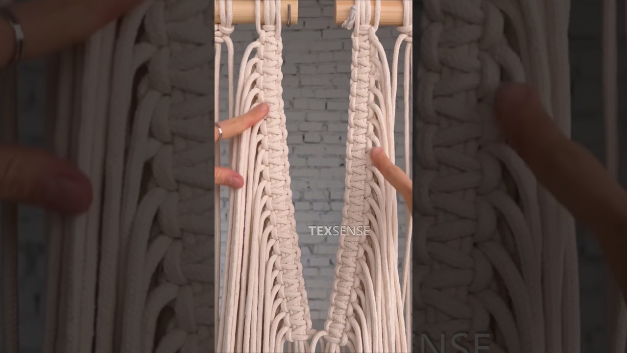 DIY Macrame Hanging Chair 🤎 