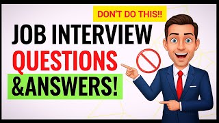 💼 15 Most Common Job Interview Question With Perfect Answer ! #mrenglishguide #jobinterview #job
