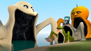 ROBLOX HUNGRY WORM SEA EATER VS ITALIAN BRAINROT SEA EATERS! Who’s Stronger in Garry’s Mod?