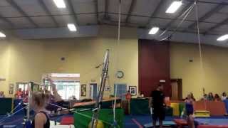 Katelyn Katie Cox Class of 2018 Sonshine Gymnastics Level 10 bars reverse Hecht double layout