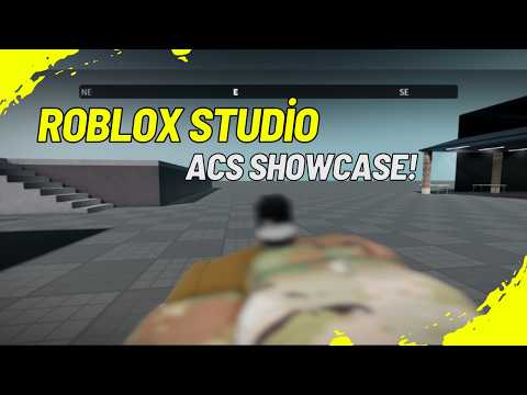 Testing the ACS Gun in Roblox Studio!