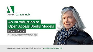 An Introduction to Open Access Books Models