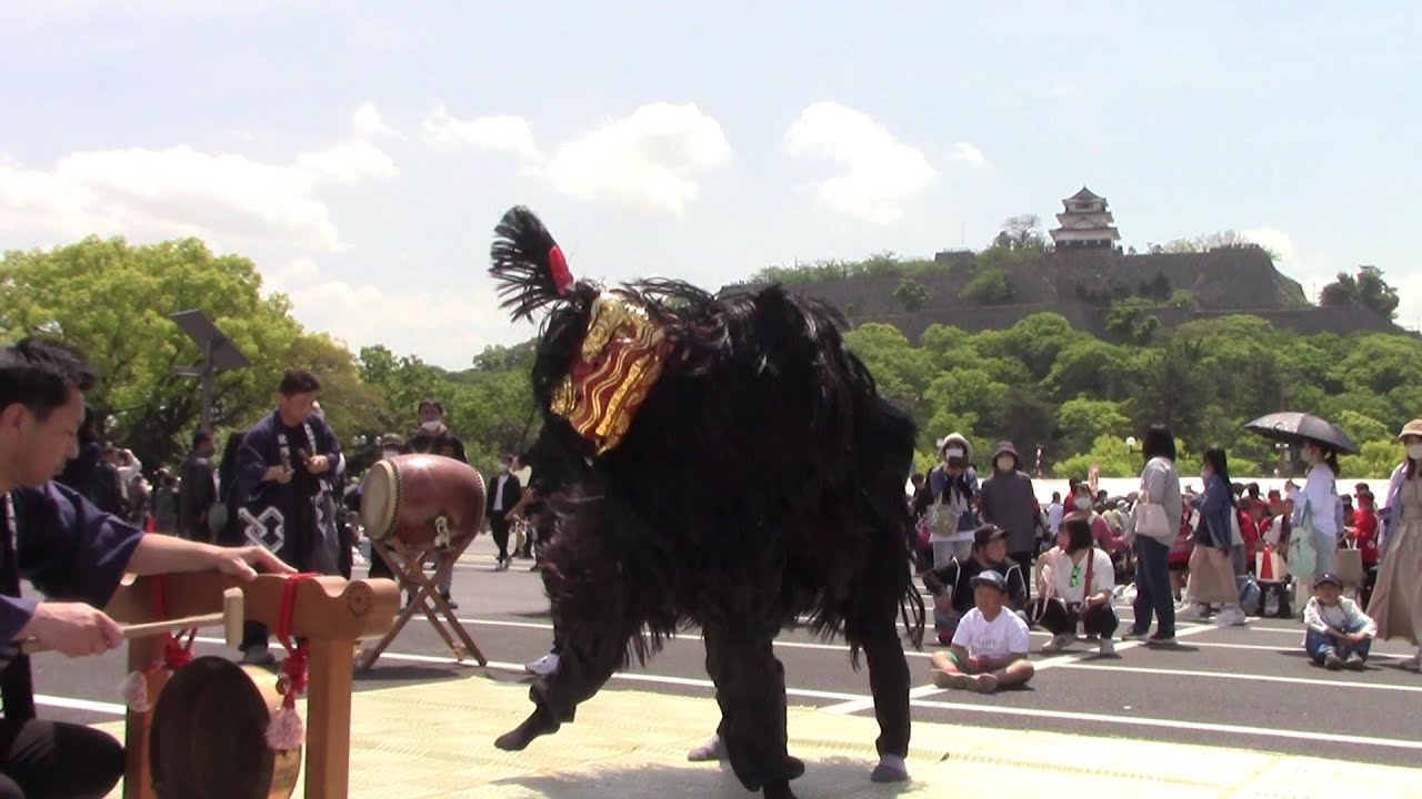 新・もみさんぽ　第７４回丸亀お城まつり（獅子舞競演）【香川県丸亀市】（令和５年・２０２３）