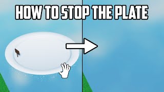 How To Stop The Plate in Slap Battles