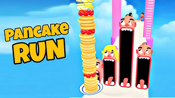 Pancake Run Gameplay (All levels 6-10) Walkthrough - iOS,android Games