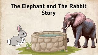 The elephant and the rabbit story l story in English l 1 minute story l animals short story English  Update