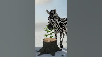 "The zebra cried! How did the jamun tree fall like that? 😭🌪️ !! #ai #tree #save #water