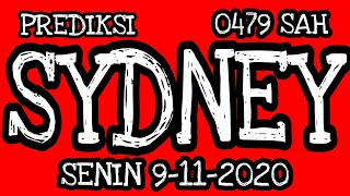 PREDIKSI SYDNEY 9 NOVEMBER 2020 | BOCORAN TOGEL SIDNEY HARI INI | RUMUS SDY JITU