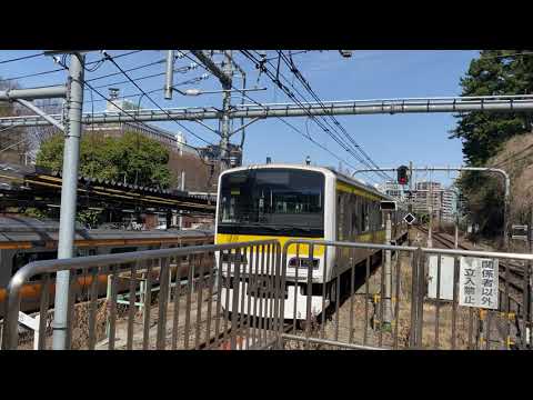 【四ツ谷駅】E231系500番台A501編成中央総武緩行線各駅停車千葉行き発車