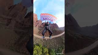 Courtney - Tandem BASE jump Moab