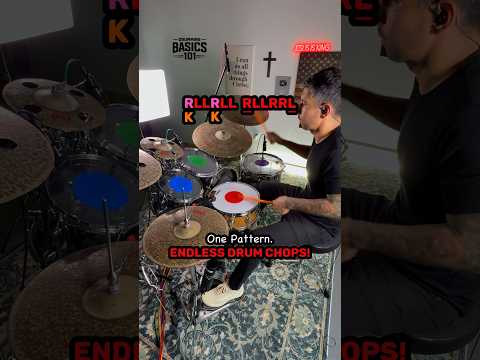 The Only Drum Pattern Beginners Need For Drum Chops 🥁 #drums