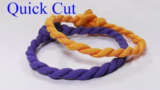 Super Simple Twisted Bracelet  - Quick Cut