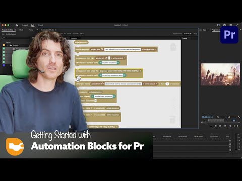 Getting Started with Automation Blocks for Premiere Pro