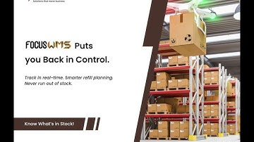 Never Run Out of Stock Again | Focus WMS for Smarter Inventory Control | Focus Softnet
